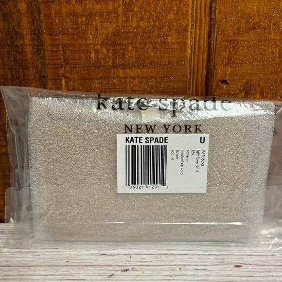 Kate Spade Medium Zip Card Holder – Light Fawn - Picture 5 of 5